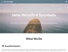 Tablet Screenshot of firstturnmedia.com